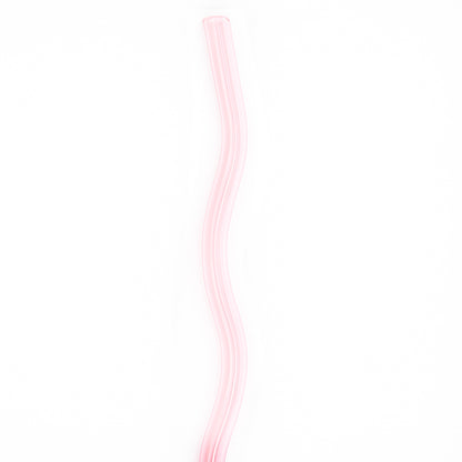 Pink Wiggle Straw